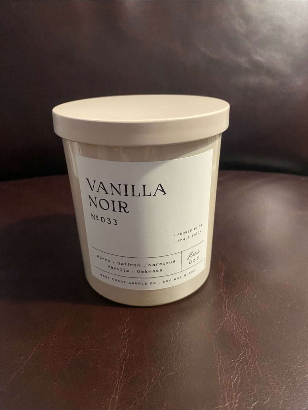 No.033 Brand New Scented Candle - Neutral Cream